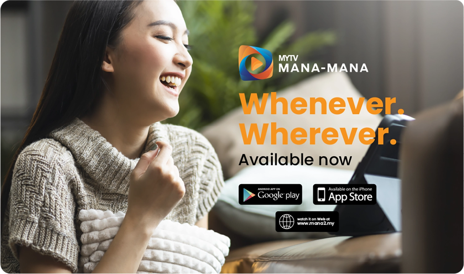 Watch the best movies, the best channels, all in one place. Visit mana2.my now!